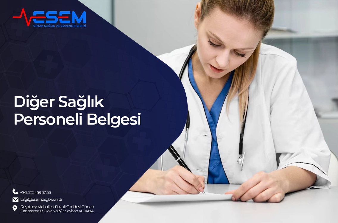 Diğer Sağlık Personeli Belgesi